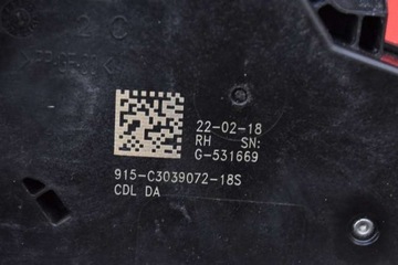 фото thumb №8, Замок двері правий зад задній 13598385 opel astra 5 v k універсал 15-20