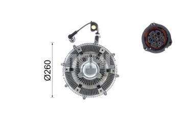 фото thumb №11, Зчеплення вентилятора радіатор mercedes actros actros mp2 mp3