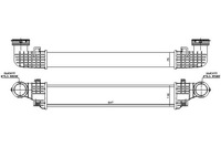 фото thumb №1, Nissens 96434 радиатор воздуха наддувочный