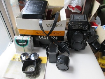 Камера Yashica Mat 124G В КОРОБКЕ + ОСТАЛЬНОЕ