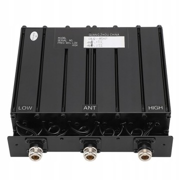 ПОРТАТИВНЫЙ ДУПЛЕКС UHF С 6 ОТСЕКАМИ, 50 Вт, ЧЕРНЫЙ, 26,2X24X8,2 СМ