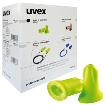 Беруши UVEX Hi-com салатовые 200 пар