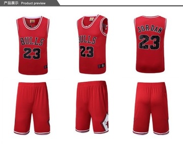 Баскетбольная майка Bulls No. 23 комплекта футболок с вышивкой