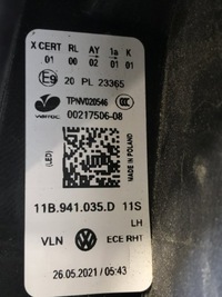 фото thumb №11, Vw id4 id.4 лампа ліва передня повний led iq light 11b941035d