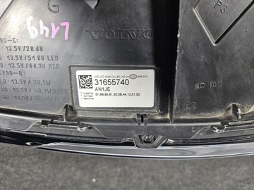 фото thumb №12, Volvo v90 s90 рестайлинг лампа правая полный led active high beam 31655740 красивая eu