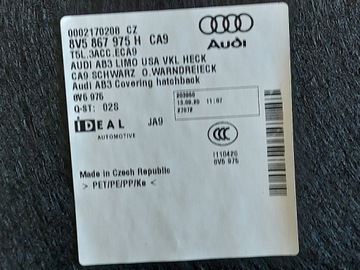 фото thumb №5, Audi a3 sedan оббивка кришки зад usa 2015-2020r