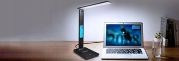 СВЕТОДИОДНАЯ НАСТОЛЬНАЯ ЛАМПА Настольная лампа с USB QI Fast 15 Вт