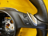 фото thumb №9, Руль кожа трёхспицевый деревянная подрулевые рычаги pdk porsche panamera 970 i