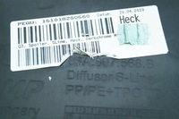 фото thumb №9, Накладка диффузор бампера зад audi q3 83a s-line