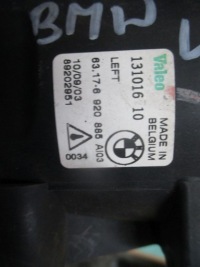 Bmw x5 i e53 протитуманна фара правий 13101610 6920885 89202951 в Україні, фото thumb