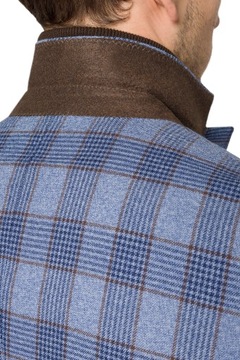 Синяя куртка в клетку Steveley Lancerto 66
