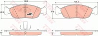 фото thumb №16, Тормозные колодки ham. citroen p. saxo trw gdb1322