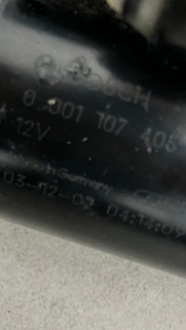 Стартер opel оригінальний номер 0001107405 bosch Доставка, фото thumb