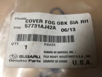 фото thumb №1, Заглушка накладка противотуманной фары subaru 57731aj42a