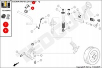 фото thumb №10, Резинки стабилизатора tedgum ted68403