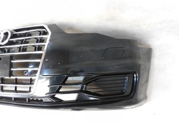 фото thumb №9, Audi a6 c7 4g рестайлинг бампер перед переднее комплектный zwykłay чёрный