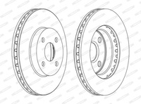 фото thumb №1, Гальмівні диски гальмівні перед ferodo ddf1309c
