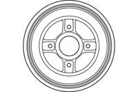 фото thumb №1, Trw барабан ham. renault twingo ii 07-