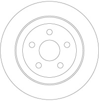 фото thumb №4, Диск тормозной. chrysler sebring 01-07 задняя