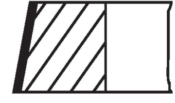фото thumb №11, Mahle кільця поршневі vw 2,0b/2,8b v6 82,5