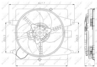 Купить Nrf вентилятор радиатора ford ka 1,3 96-08, фото thumb
