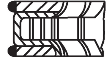 фото thumb №1, Кольца поршневые opel zafira 00- mahle 012 02 n1