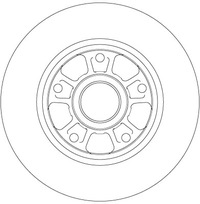 фото thumb №4, Trw диск тормозная задняя renault megane 3 fluence