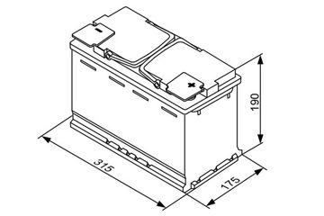 фото thumb №3, Акумулятор автомобильный bosch s5 agm 80ah 800a s5a11 старт сплав