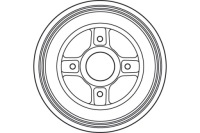 фото thumb №1, Барабан тормозной задняя renault twingo ii 1.2/1.5d 03.07-