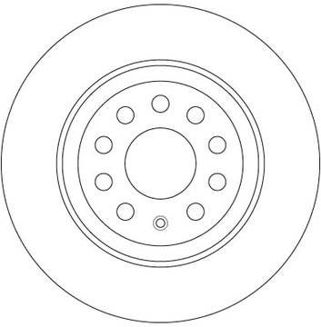 ЗАДНИЕ ТОРМОЗНЫЕ ДИСКИ TRW SKODA SUPERB III (3V3)