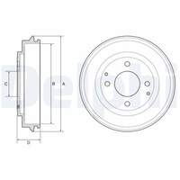 фото thumb №1, 2 x delphi гальма барабан ham. bf632