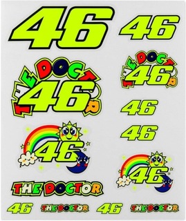 НАКЛЕЙКИ VR 46 THE DOCTOR