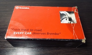 КОМПЛЕКТ КОЛОДОК HAM. BREMBO S 59 521 + SPRĘŻYNKI TRW