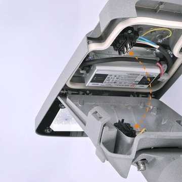 Solight WPS-80W-004 światło uliczne SMD, 80W, 12000lm, Meanwell, 4000K, 120