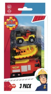 Транспортные средства Fireman Sam, 3 упаковки, 1:64, 3 типа Fireman Sam 203099629038