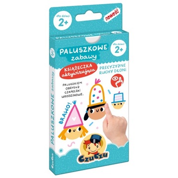 CZUCZU 762756 КНИГА ДЛЯ ЗАНЯТИЙ ПАЛЬЧИКАМИ ДЛЯ 2 ГОДА