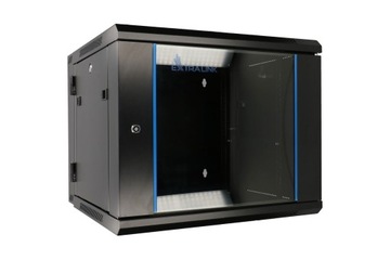 Extralink 6U 600x600 АЖ Черный | Стойка для шкафа | настенный, двухсекционный