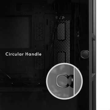 Корпус Chieftec GA-01B-TG-OP E-ATX без блока питания с окошком, черный