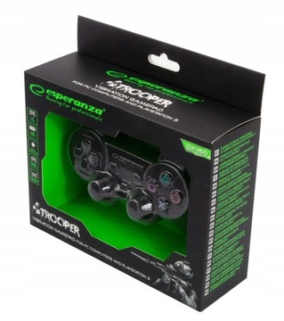 КОНТРОЛЛЕР ДЛЯ ПК PAD PS3 USB VIBRATION EG107 ФУНКЦИОНАЛЬНЫЙ, ПРОВЕРЕННЫЙ ESPERANZA