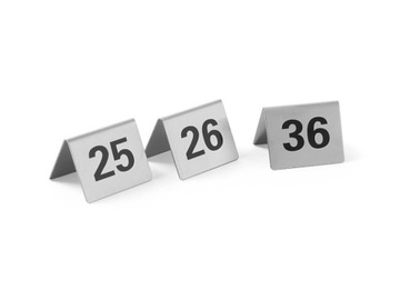 Информационная табличка НОМЕР СТОЛИКА 1-12 12 шт.