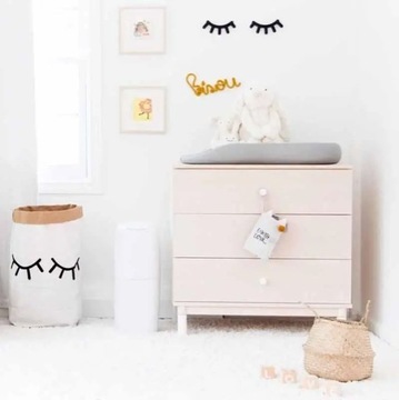 Angelcare белая корзина для подгузников со вставкой