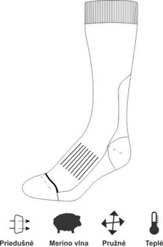 Носки GEOFF ANDERSON WizWool Coozy Sock M 41-43