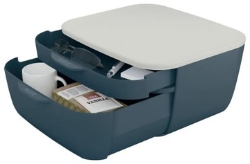 Контейнер Leitz Cozy с 2 ящиками, серый x2