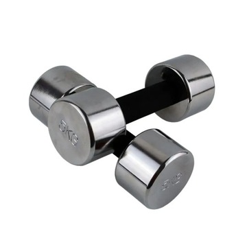 ХРОМИРОВАННЫЕ Гантели HOME GYM LIFTING MASTER 5 кг x 2