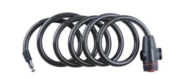 Замок велосипедный спиральный Dunlop с ключом 1,2х180