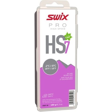 HS7 Фиолетовый лыжный воск 180 г SWIX от -2°C до -8°C