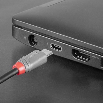 Lindy 36890 USB 2.0 Type C — линейный кабель Micro B Anthra — 0,5 м