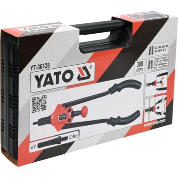 YATO NITOWNICA RĘCZNA DO NITONAKRĘTEK M3-M12 YT-36128