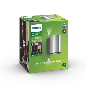 Philips 17357/47/P0 - Настенный светодиодный светильник MYGARDEN BUXUS 2xLED/4.5W