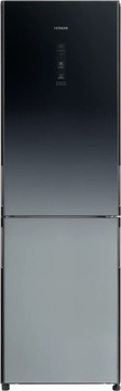 Hitachi R-BGX411PRU0 (XGR) Комбинированный холодильник с морозильной камерой, серое тонированное стекло